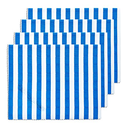 Das blaue Wunder Brillant Premium (Blau, 4) Putztuch Trockentuch 40 cm x 50 cm I Streifenfrei säubern I Küche Badezimmer Das blaue Wunder Brillant Premium (Blau, 4) Putztuch Trockentuch 40 cm x 50 cm I Streifenfrei säubern I Küche Badezimmer