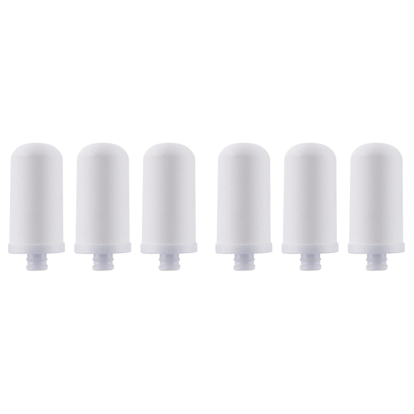 Hndhbfgrt 6Pcs Faucet Water Purifier Filter Elements Water Filter Pitcher Remove Fluoride, Lead, Microplastics for Home JN-15