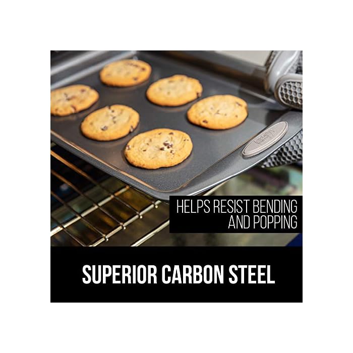 Buy Gorilla Grip Durable Non Stick Cookie Baking Sheet, No Bending or