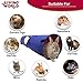 Living World Pet Tunnel, Small Animal Tunnel for Rabbits and Guinea Pigs, Blue/Red, 61397