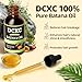 DCXC 100% Pure & Natural Batana Oil for Hair Growth - Strengthens Hair, Reduces Breakage and Hair Loss, Enhances Shine - Nourishment For All Hair Types - 60ml