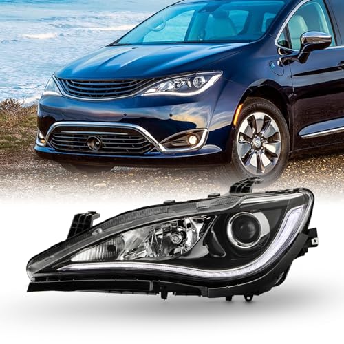 AKKON Driver Side Headlight for 2017-2020 Chrysler Pacifica Halogen