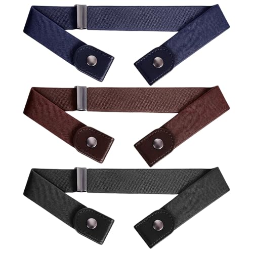 JazRvr Kindergürtel Jungen, Gürtel Kinder Jungen, 3 Stück Verstellbare Elastische Gürtel Ohne Schnalle, Für Schuluniform, Outdooraktivitäten Und Täglichen Gebrauch