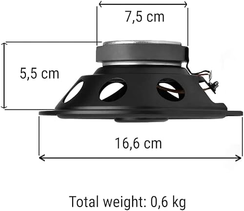 JBL Stage2 624 2-Wege Auto Lautsprecher Set von Harman Kardon - 240 Watt KFZ Autolautsprecher Boxen 16 - 17 cm