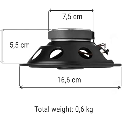JBL Stage2 624 2-way car speaker set by Harman Kardon - 240 watt car speaker boxes 16 - 17 cm