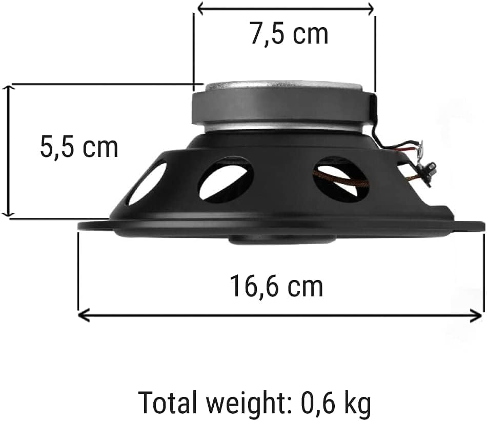 JBL Stage2 624 2-Wege Auto Lautsprecher Set von Harman Kardon - 240 Watt KFZ Autolautsprecher Boxen 16 - 17 cm