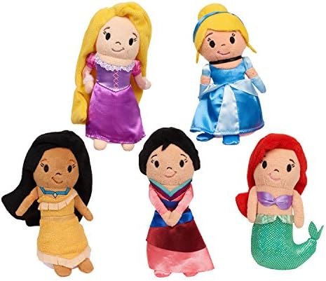 disney princess just play stylized plush super pack fashion dolls