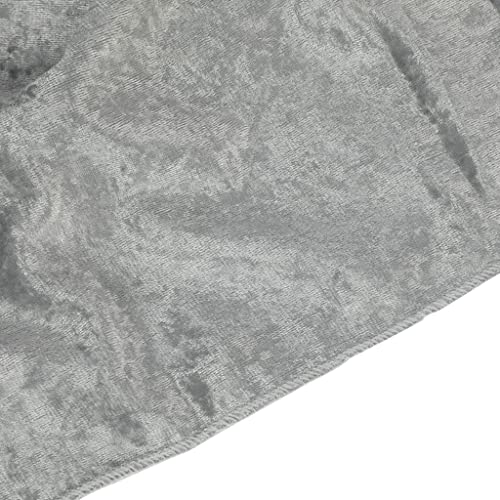 Servilletas cuadradas de terciopelo plateado 20x20 pulg pack 10 miniatura 3