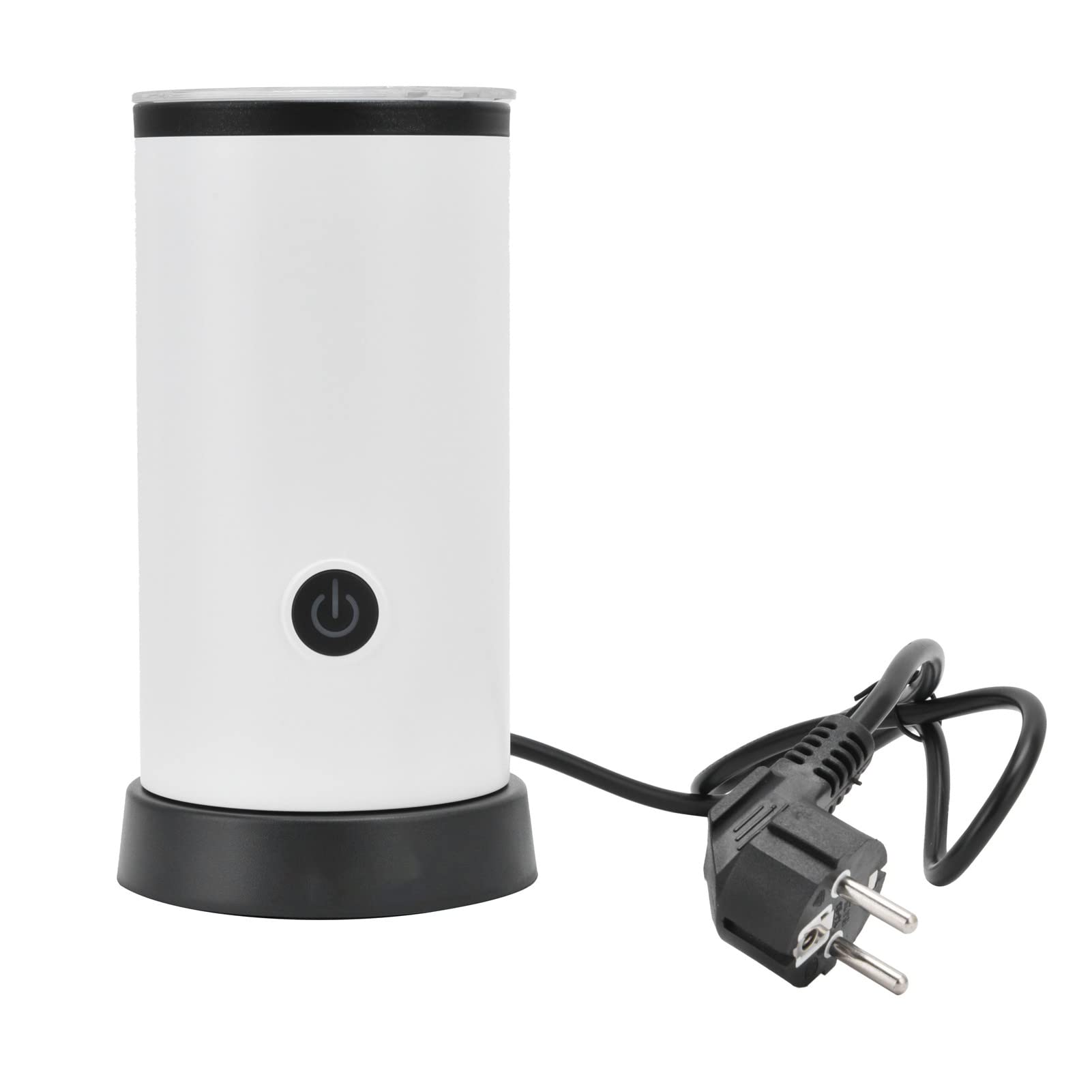 Elektryczny Podgrzewacz i Spieniacz do Mleka 550W Automatyczna Maszyna do Spieniania z Obrotowym Cichym Działaniem i przezroczystą pokrywką Kawy Cappuccino i Latte
