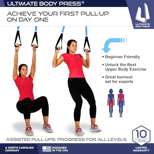 Image of Ergonomic Joist Mount Pull Up Bar by Ultimate Body Press