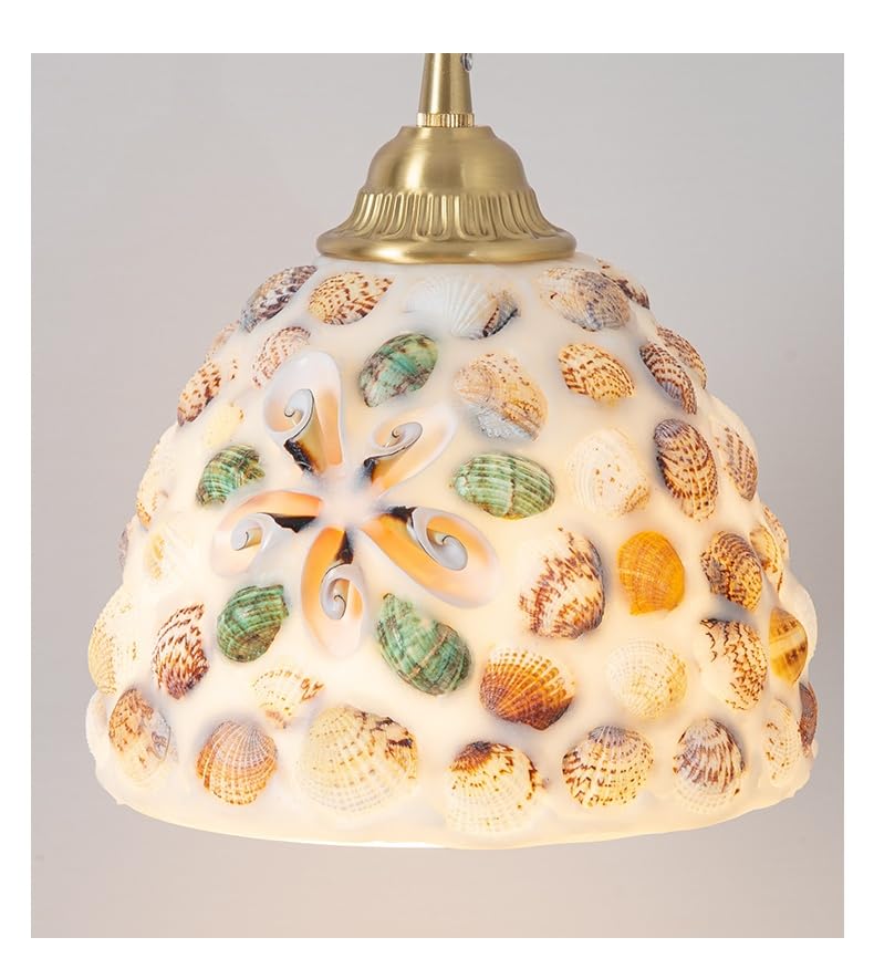 Amazon.co.jp : KY LEE ペンダントライト 貝殻 ガラス おしゃれ 丸