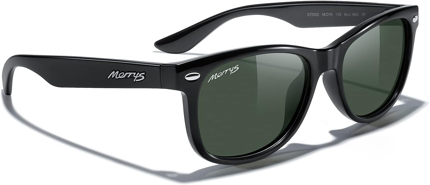 MERRY'S Unisex Kids Polarized Sunglasses for kids Children Polarized Retro Sunglasses Age 3-12