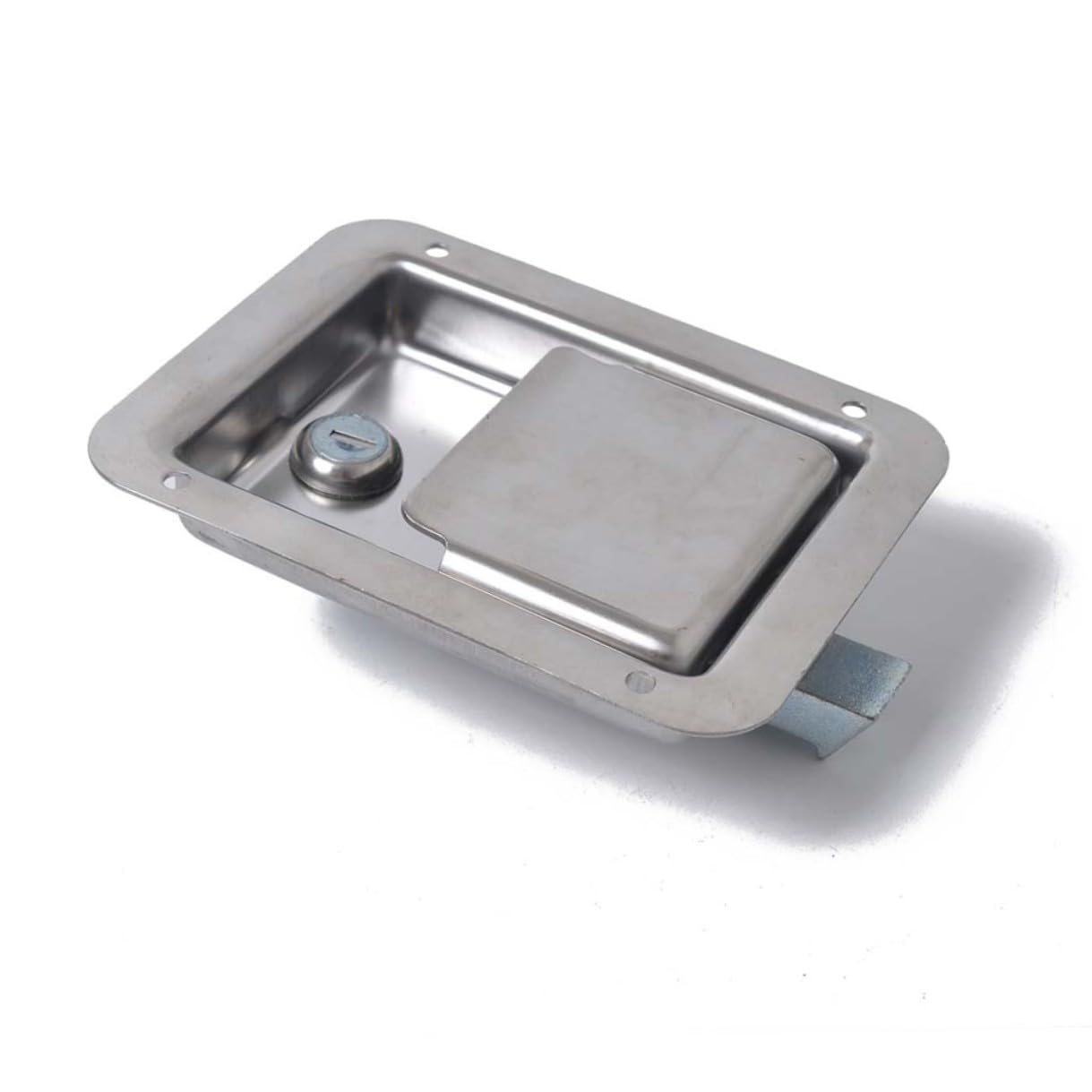 SOLUSTRE Anhängerschlösser aus Edelstahl mit Staubdichtem Heavy Duty Design 2 Stück für Mechanische Lkws und Boxen Geeignet für Schlechte Arbeitsbedingungen