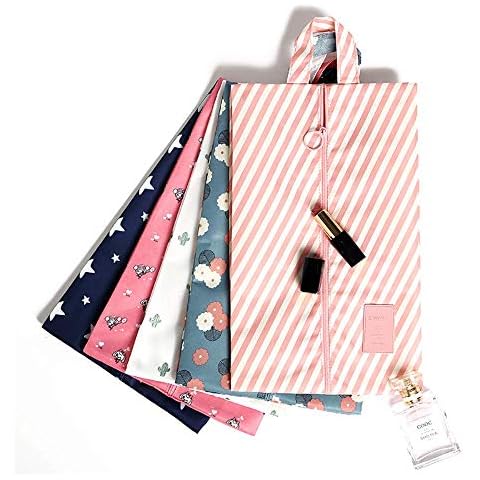 Schuhtasche,5er Pack Schuhbeutel Wasserfeste Frau Daman Schuhtaschen mit Transparentem Fenster für Reise Koffer Sport Kosmetische Nylon 35 * 20 cm Cover