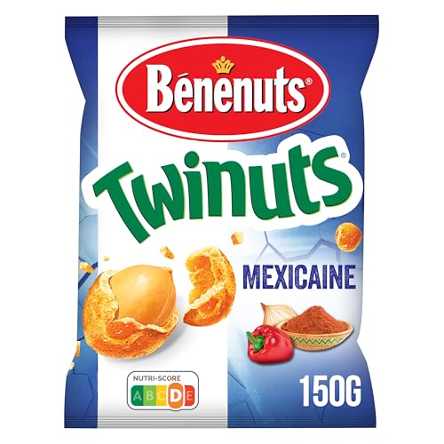 BENENUTS Twinuts Cacahuètes Enrobées Saveur Mexicaine 150g