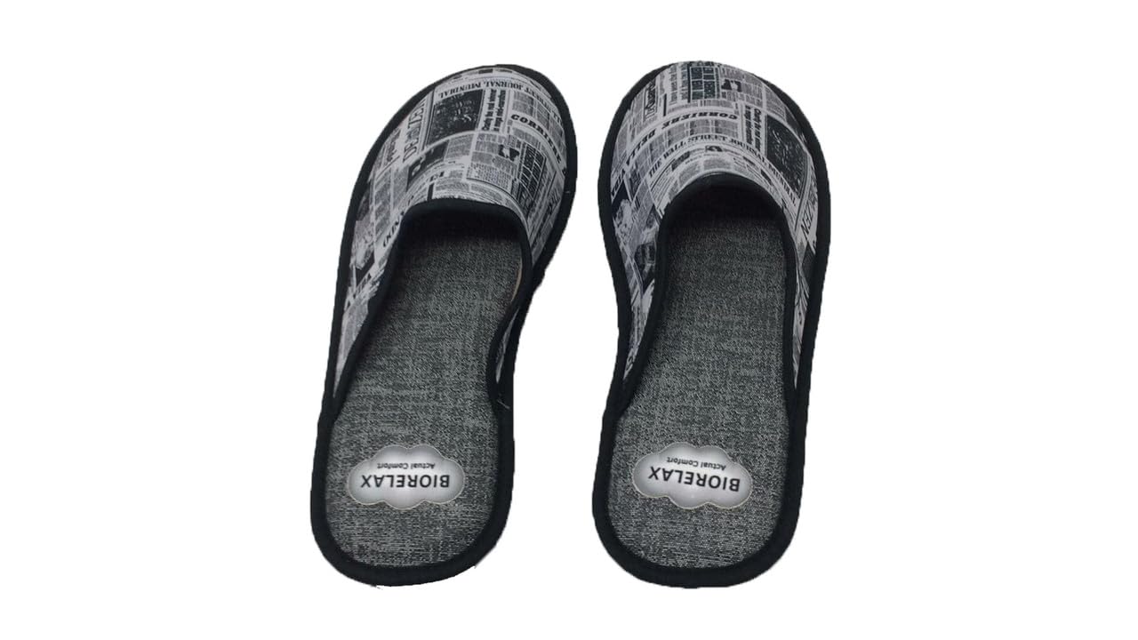 Biorelax Zapatillas de Estar por casa Puntera Tapada