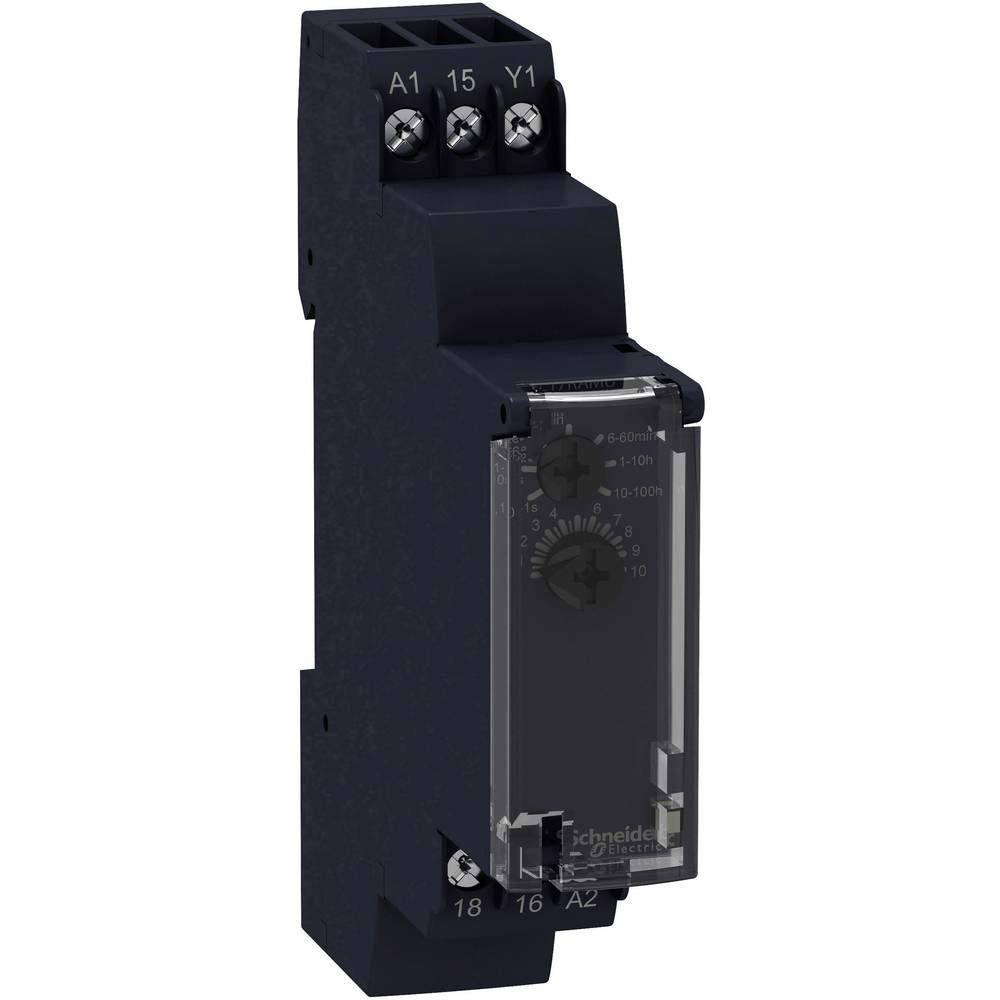 Schneider Electric - Harmony Time RE17 - relais tempo repos cde ext - 1OF - 24Vcc 24 à 240Vca - RE17RCMU