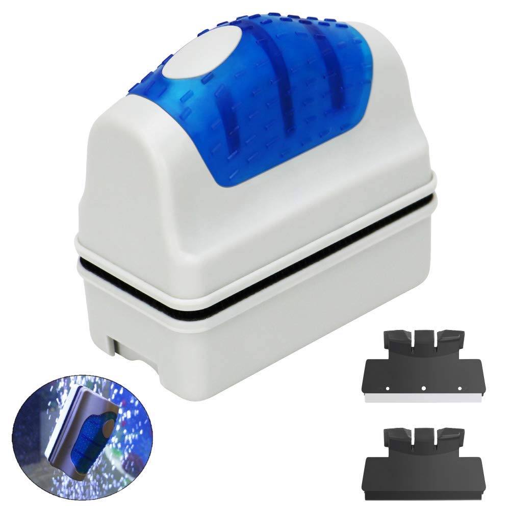 AOI - Cepillo de limpieza de cristales para acuario (7 x 6,5 x 3,7 cm)