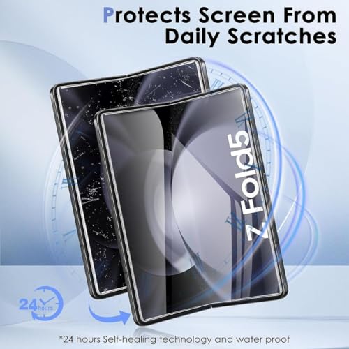 Image of Casecandy - [Set of 4 Screen Protector Guard For Samsung Z Fold 5 | Z Fold 5 Screen Protector (Front + Back + Inside Screen + Hinge Screen Protector) For Samsung Z Fold 5 - HD