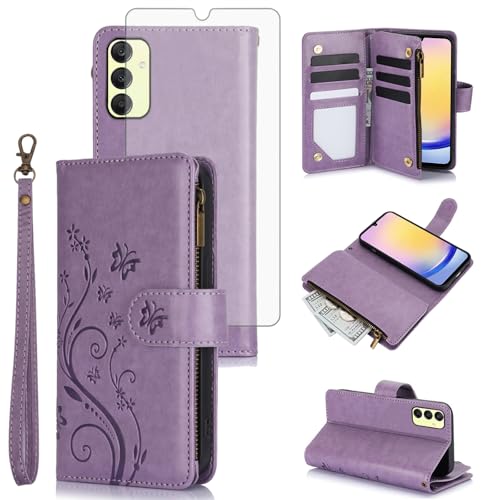 Coque Samsung Galaxy A25 Asuwish antichoc violette avec option YM020
