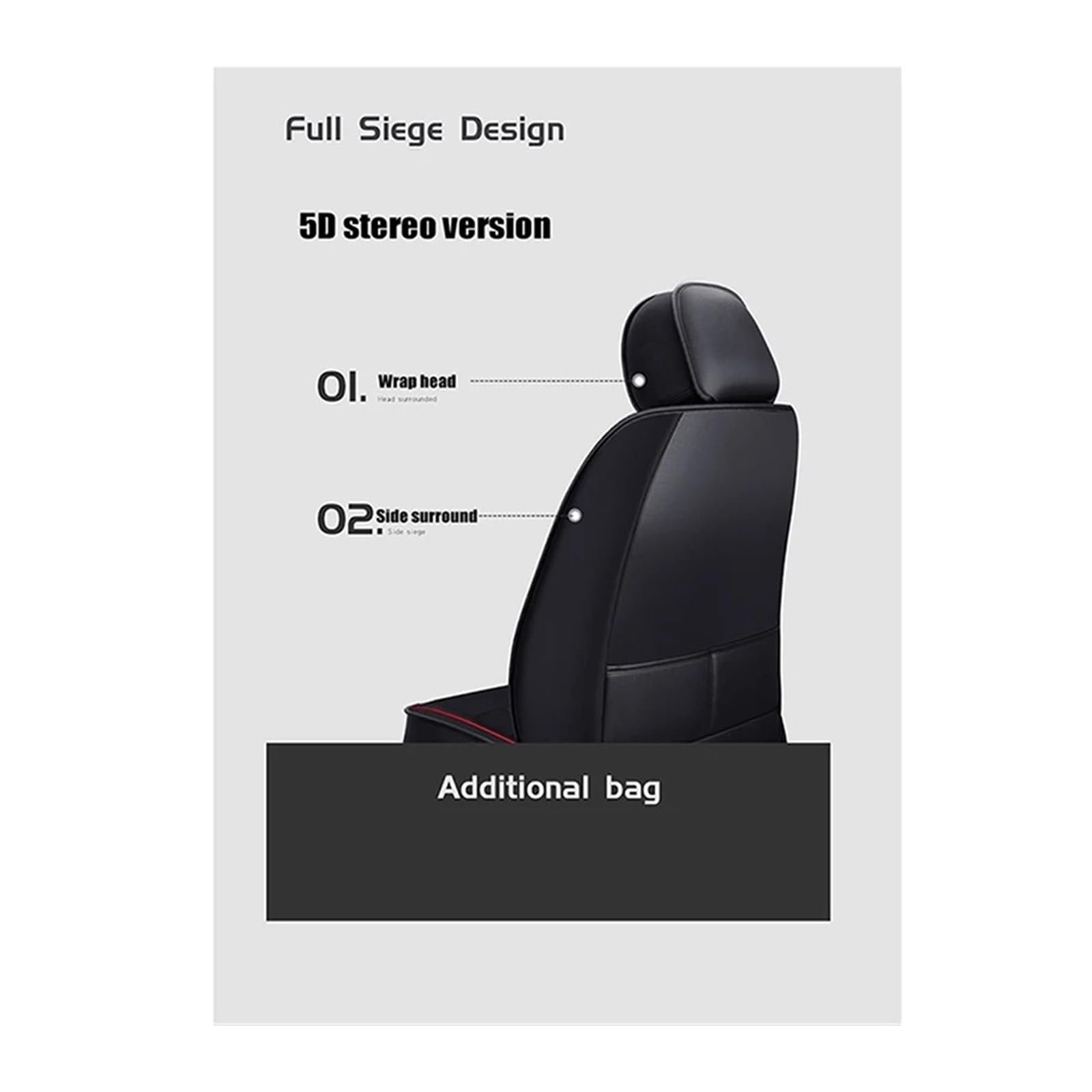 Housse Siège Voiture Cuir pour Tous Les Modèles pour Captur pour Logan pour Kadjar Trafic Scenic Megane Sieges Voiture Couvre(Rear Seat Cover 1)
