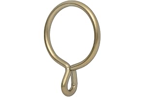 Ivilon Drapery Eyelet Curtain Rings - Warm Gold