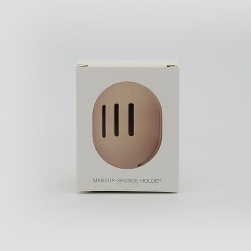 Miniatura 38 de FERYES Soporte para esponja de maquillaje con esponja de maquillaje, estuche de silicona ecológica para licuadora de maquillaje y esponja de base