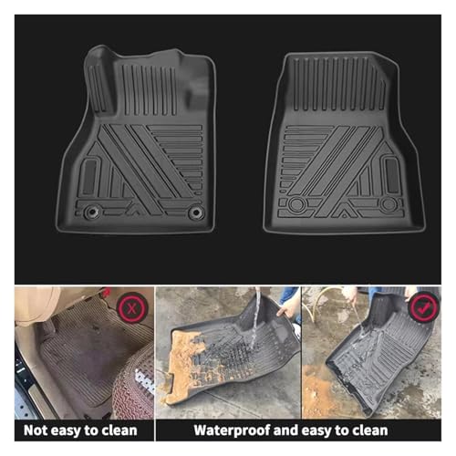 Tapis de sol de voiture VW ID.3 2021-2023 anti-boue imperméable - 5