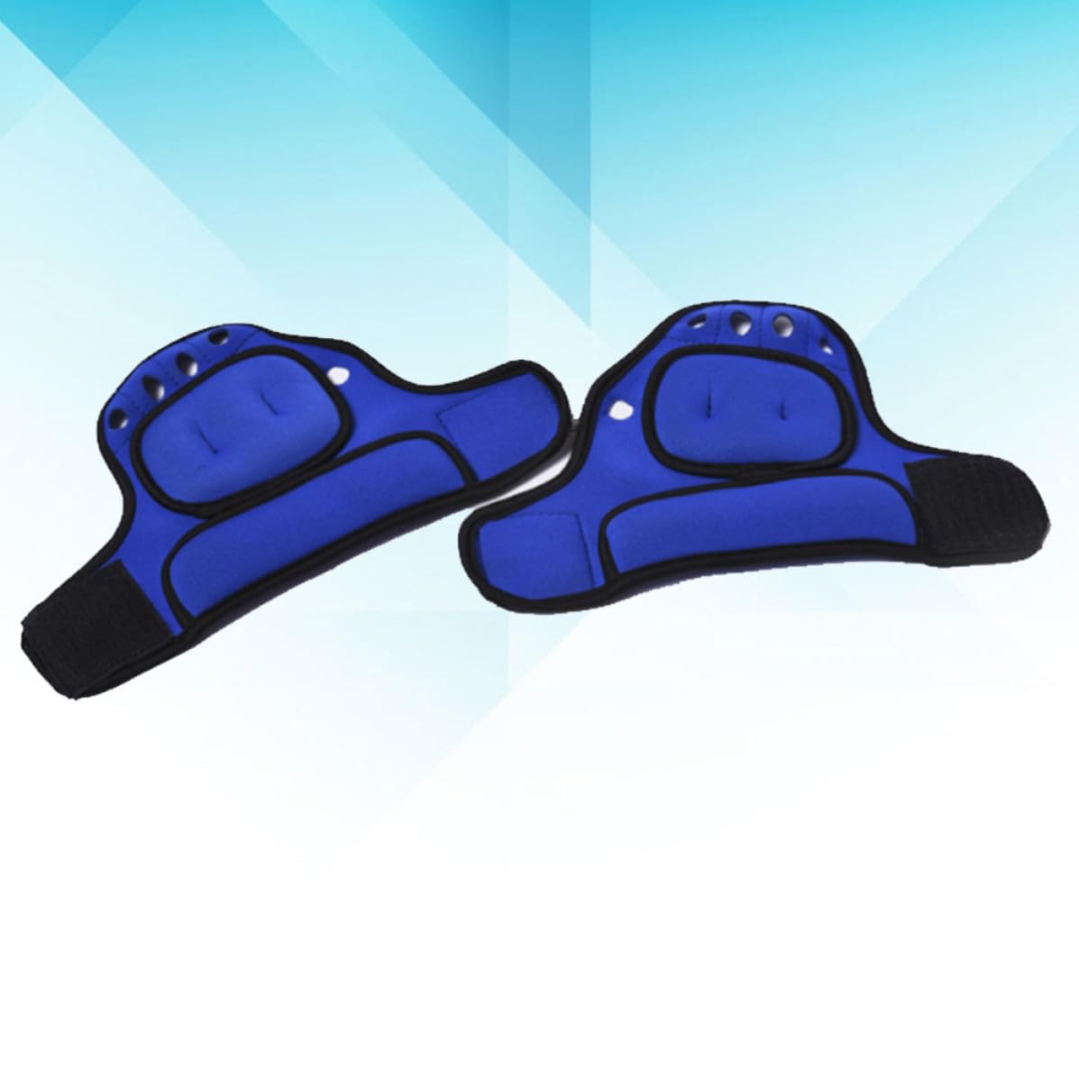 Totority Guantes de Gimnasio de Resistencia, Guantes Peso de 1kg, Azul, Poliéster y Arena, Transpirables y Cómodos, para Caminar y Trotar, Hombre y Mujer