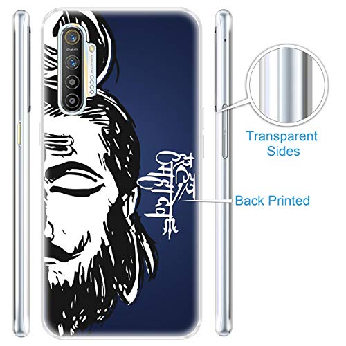 Image of Fashionury inchBHOLENATH Printed Mobile Back Cover Case Compatible for Realme Xt