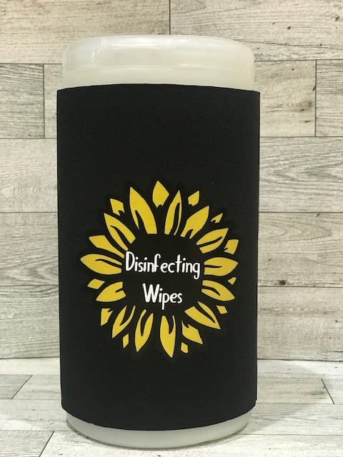 Sunflower Disinfecting Wipe Cover (Large, Gray)