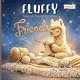 Inky Doodle Day: Fluffy Hygge Friends: A Super Cute Ink Tracing Coloring Book for Galentines, Couples and Fuzzy Love