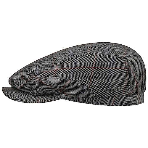 Stetson Pascoli Driver Flat Cap Men Anthracite 7 1/2