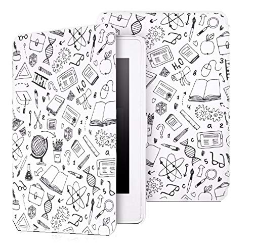 MOCA Compatible Smart Flip Cover case for 2018 Kindle Paperwhite 10 10th th Generation 2018 Release Flip Cover case (College)