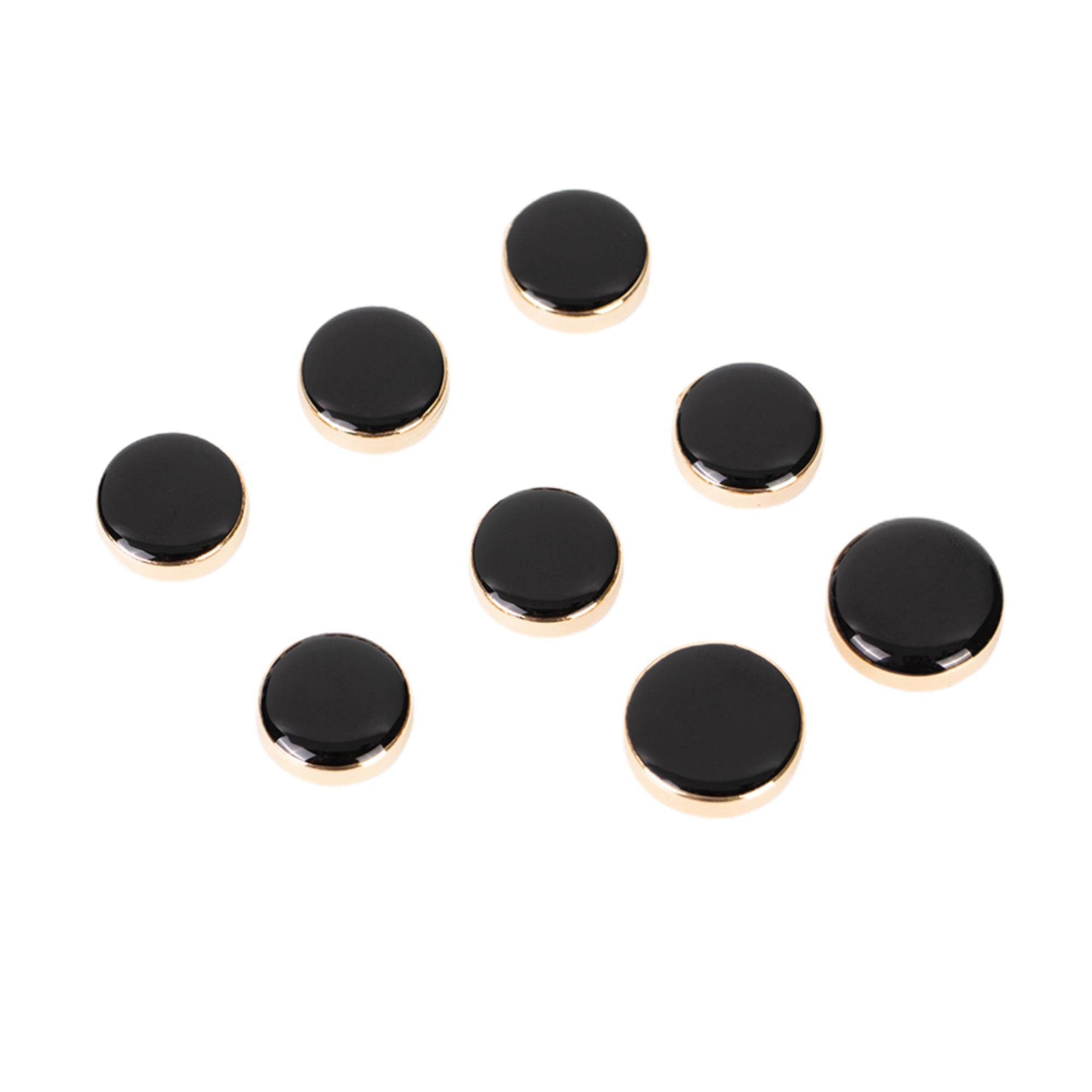 8Pcs Button Covers for Mens Shirts, Tuxedo Fake Studs