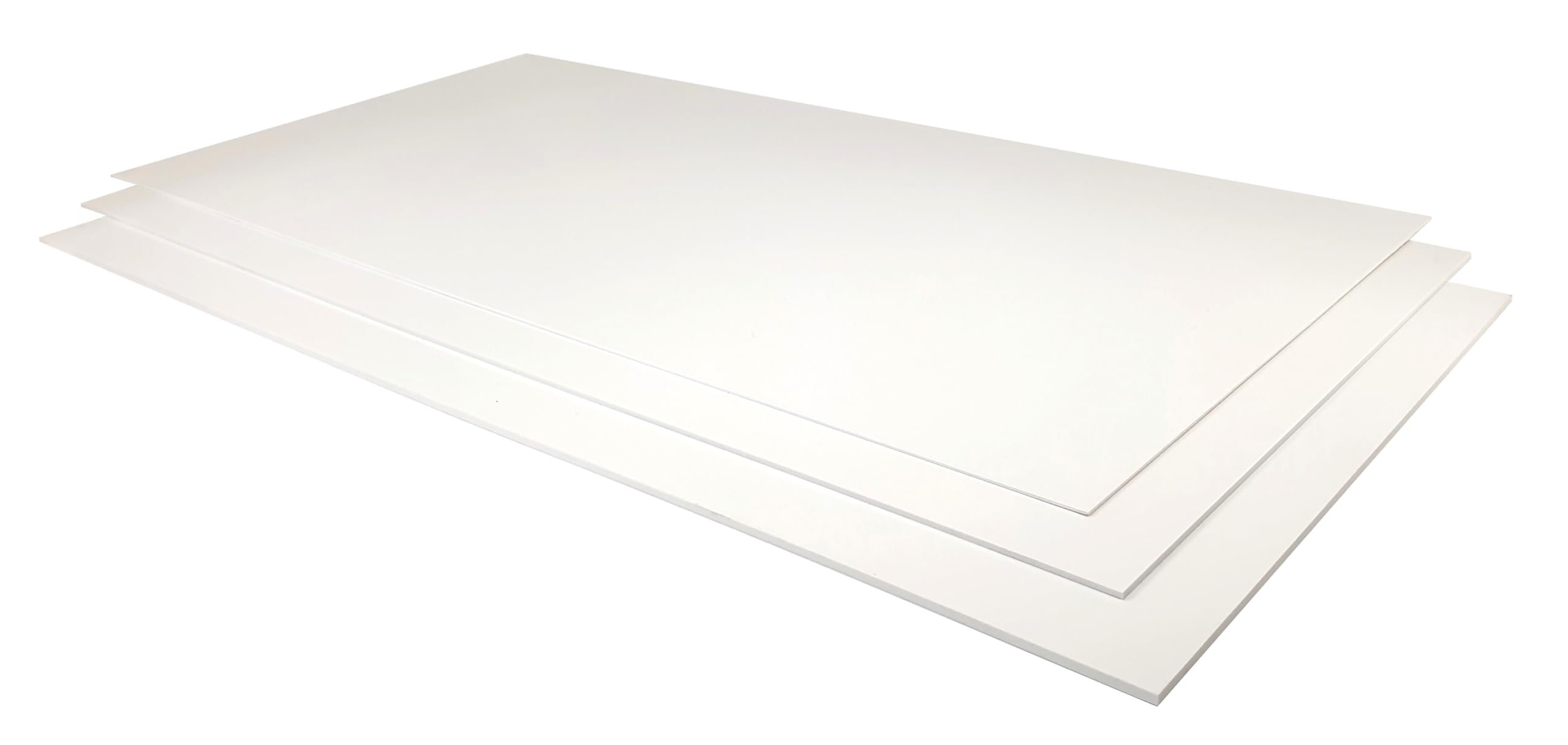 Płyta twarda z PVC 1-10 mm czarna/biała/szara Trovidur® Vekaplan® płyta z tworzywa sztucznego (1, biała, 1000 x 495 x 8 mm)