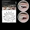 Professional Eyeliner Eyebrow Stencil Eyeshadow Stamp Pads Stencils Patches Stickers Cat Winged Eyeliner Tape for Eye…