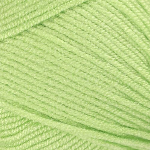 Image of Makromecity Softee Baby Yarn,%100 Premium Anti-Pilling Acrylic, 3.5 Oz, 273 yd (100gr /250 mt), Light Pistachio Soft Yarn for Crocheting and Knitting (Light Pistachio, 1 Skein)