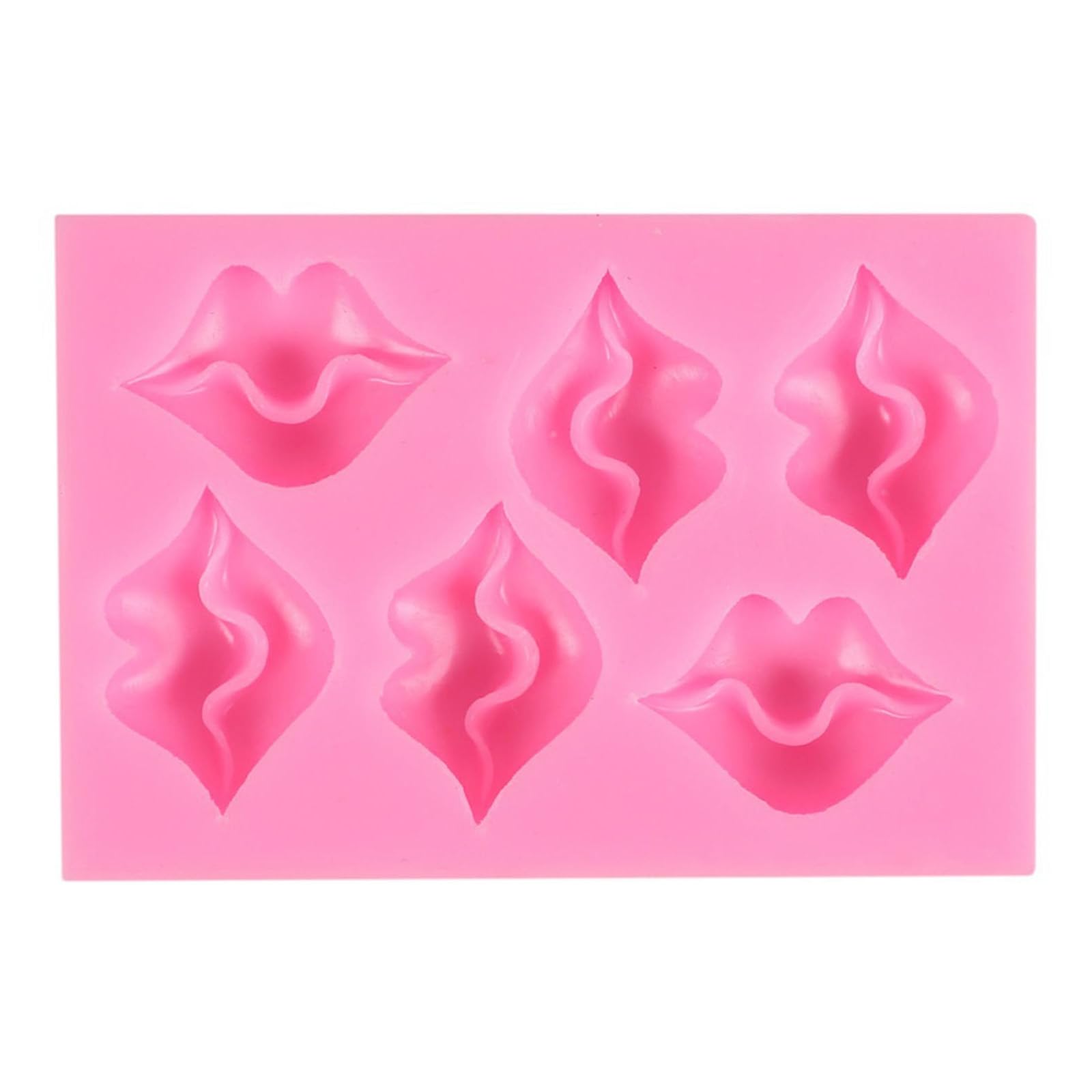 Tsophreniq Lip Sugar Silicone Mold Cake Mold Vegetable Candy Cookie Chocolate Ice Block French Dessert Cake Decorations Baking Tool