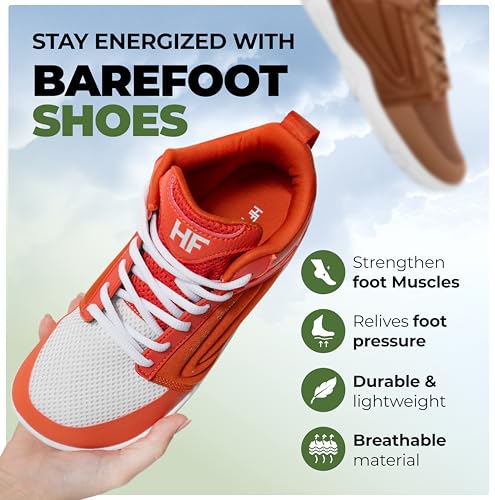 Image of Hike Footwear Lorana Sneakers | Ergonomic Barefoot Shoes for Men Woman Daily Wear | Zero Drop, Flexible and Thin Soles | Wide Toe Box Boots | Ultra-Light Design