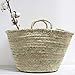 Capazo de Palma Básico, con asas corta de pita. Cesto o Bolso...