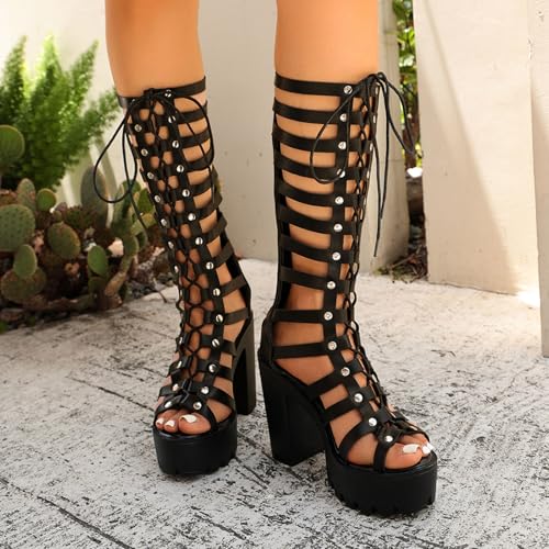 Botines de mujer con diseño calado y cierre de cremallera lateral 7