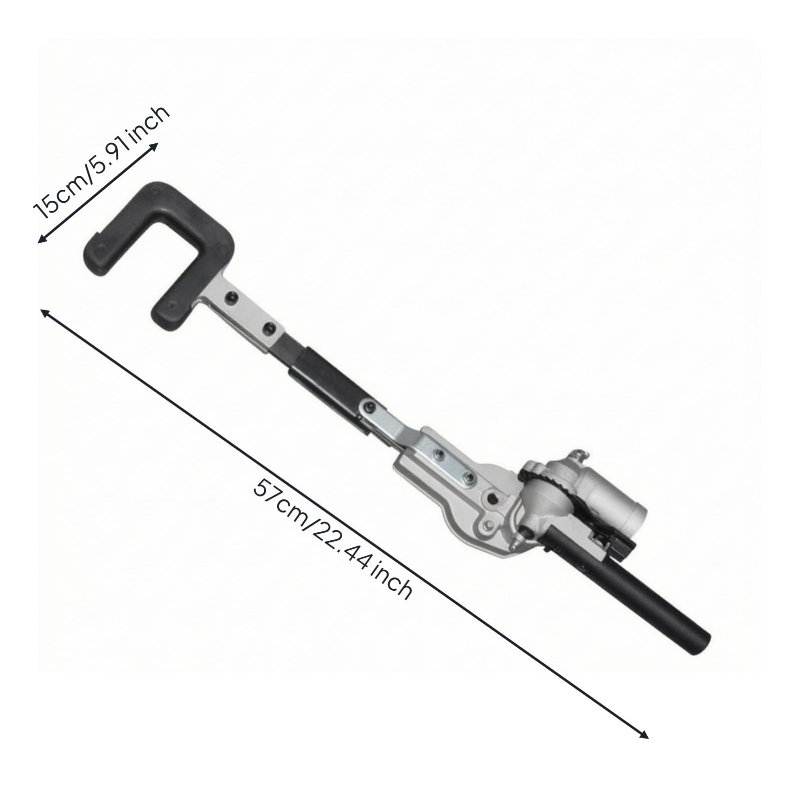 Industrial Harvester Tête de Cueille Fruit Outil de Cueillette Accessoire pour Outil de Jardinage Boîte d'Engrenages Métallique Tête Dentée Poignée, 28X7 Dents