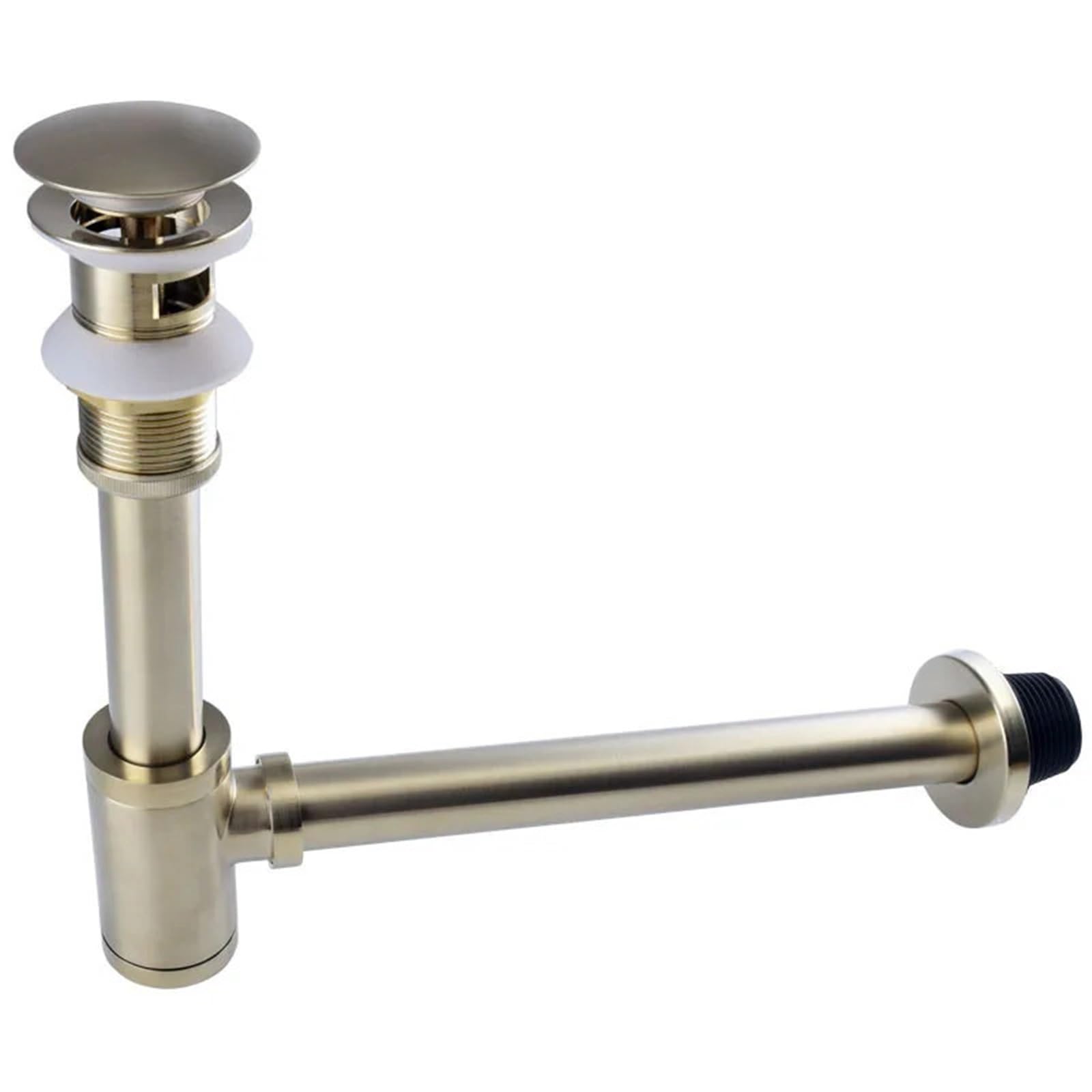 Siphon FüR Waschbecken Basin Pop Up Drain Antique Brass Bottle Trap Bathroom Sink Siphon Drains with Kit(Color 4)