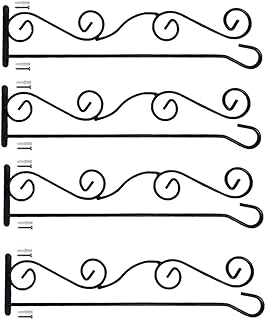 Wall Garden Flag Holder 4 pack,Garden Flag Wall Hanger,one piece garden flag stand for Mailbox