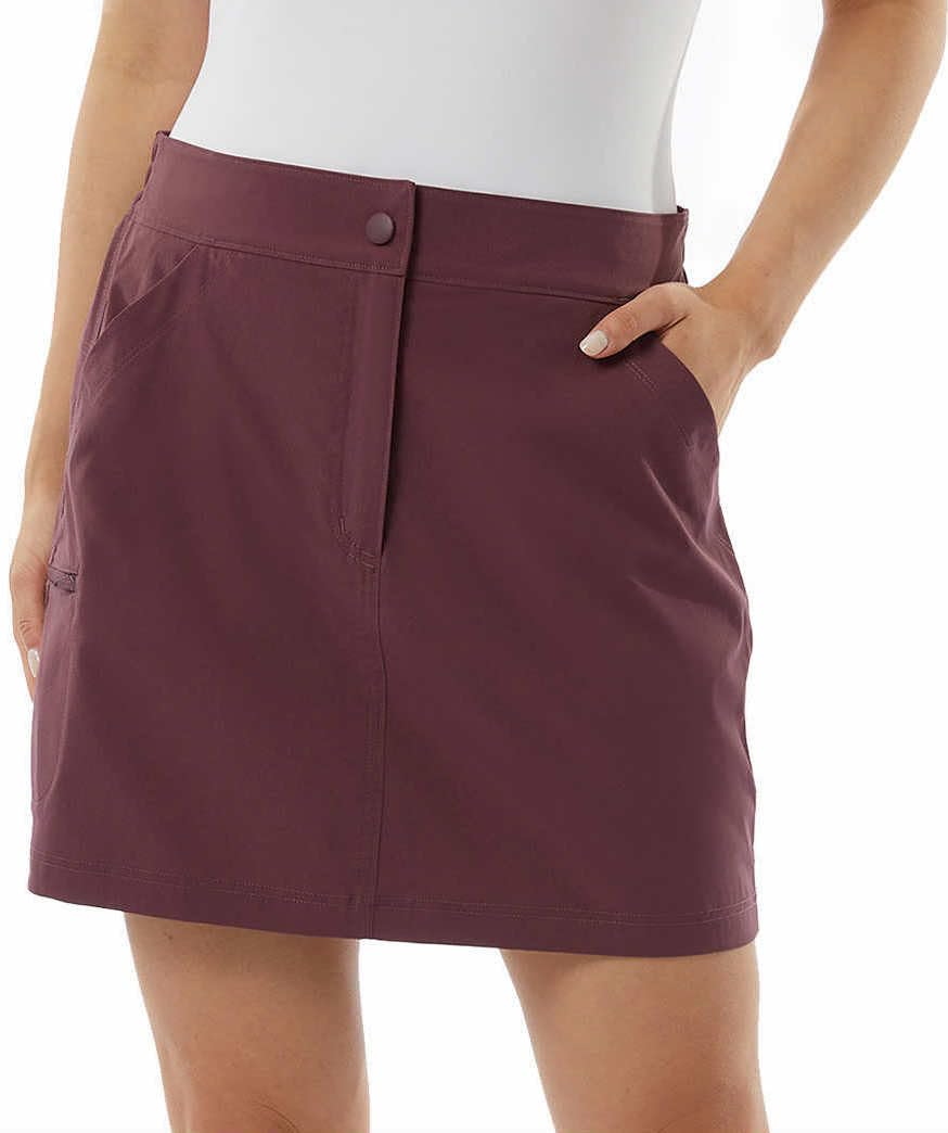 Jupe Technique 32 Degrees Femme – Violet écrasé, Taille XXL, Légère, Idéale Sport
