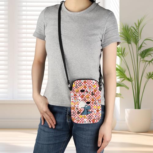 G2TUP Remy Rat Crossbody Bag Little Chef Remy Gifts Anyone Can Cook Gifts Little Chef Mouse Gusteau's Restaurant Gifts4