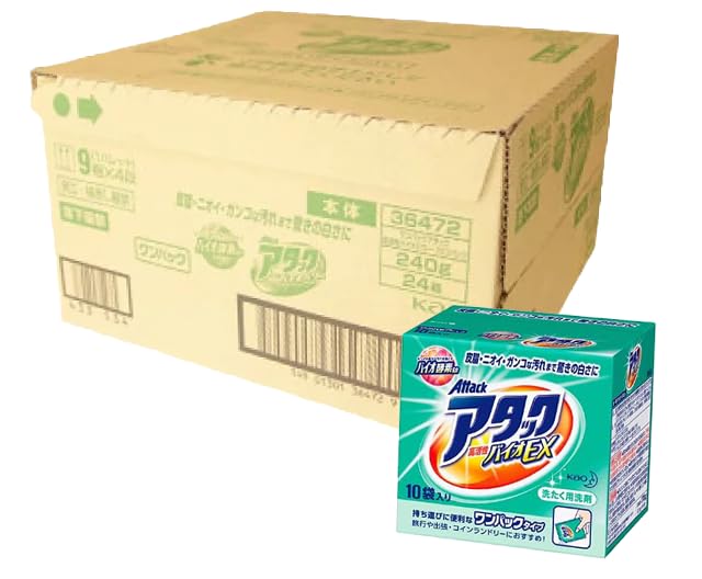 Amazon.co.jp: 【まとめ販売24箱セット】 花王 ワンパックアタック高