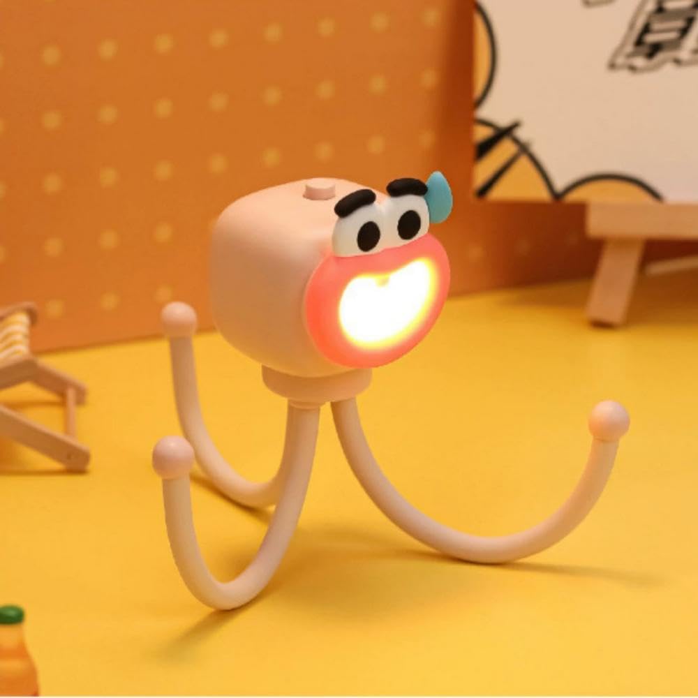 DZHCBNE Funny Changeable Shape Night Light, Funny Sports Night Light with Suction Cup, Adorable Bendable Lights for Adults, Boys, Girls, Home Decoration, Christmas Decoration