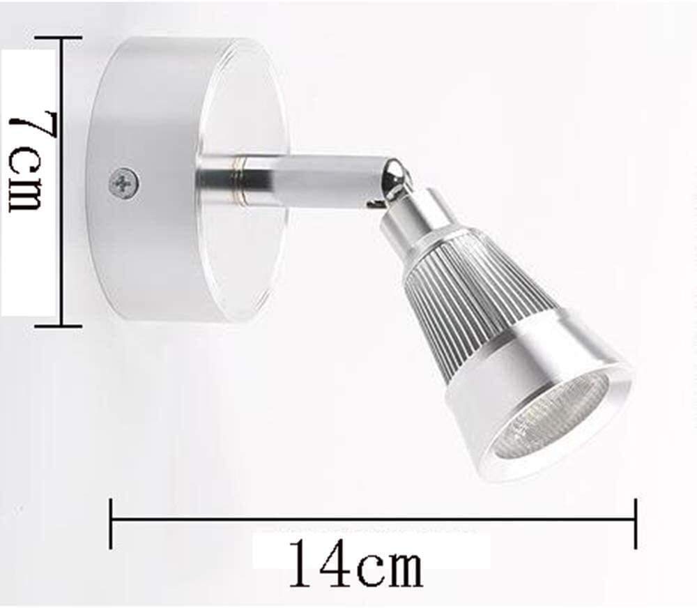Halterung Licht Minimalistischen Stil Metall Halterung Beleuchtung Nachtlicht 3W Hotelzimmer Schlafzimmer Ausstellungsraum Led-Licht Scheinwerfer Hintergrund Nacht Leselampe Edelstahl Halterung